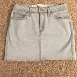 Light Denim mini skirt